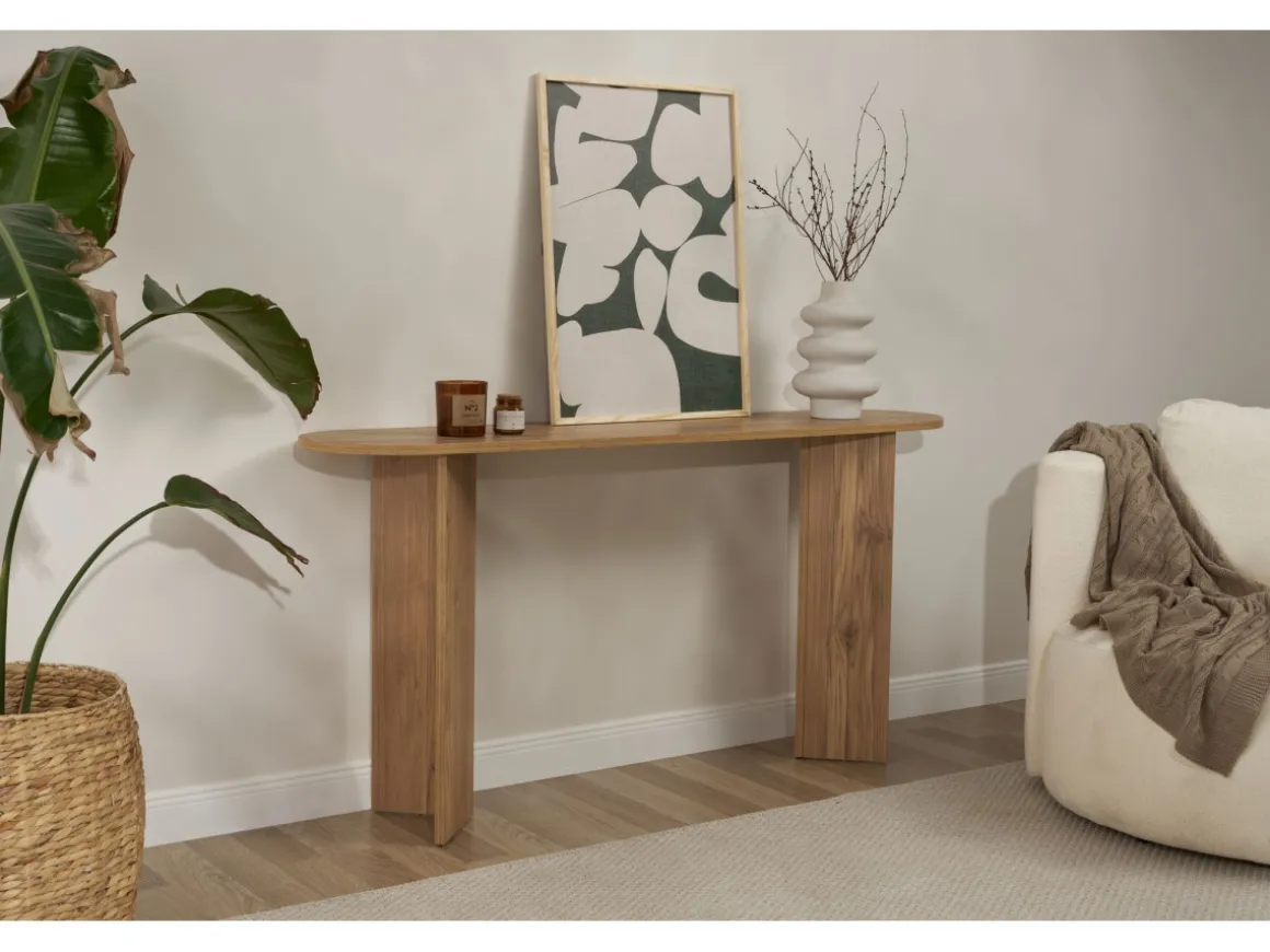 Console en bois "Sira" - 150 x 35 x 75 cm - Chêne