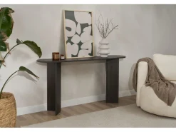 Console en bois "Sira" - 150 x 35 x 75 cm - Lumière Noire