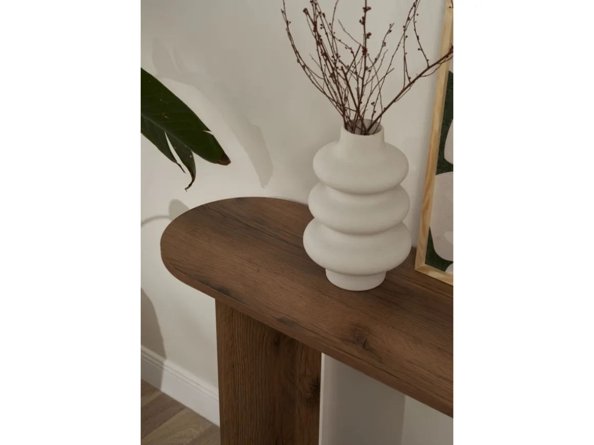 Console en bois "Sira" - 150 x 35 x 75 cm - Noyer