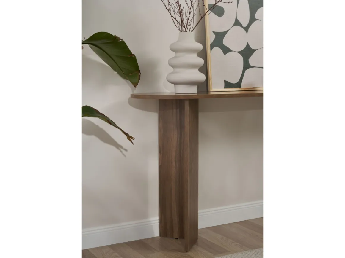 Console en bois "Sira" - 150 x 35 x 75 cm - Noyer