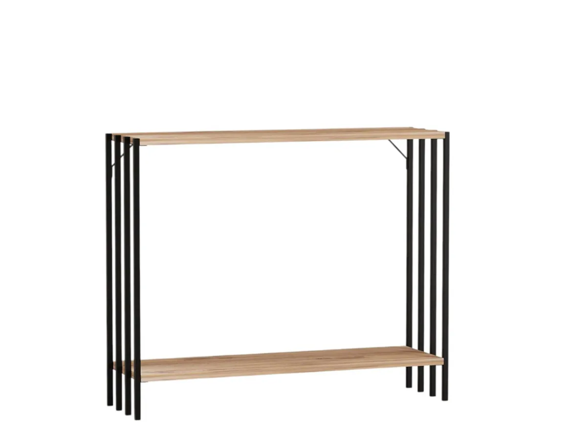 Console en bois "Verona" - 90 x 26 x 74 cm - Pin noir de l'Atlantique