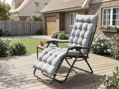Coussin pour fauteuil de jardin en tissu 