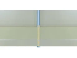 Couverture à barres 8.5 x 4.5 m - Piscine de 8 x 4 m - Gris