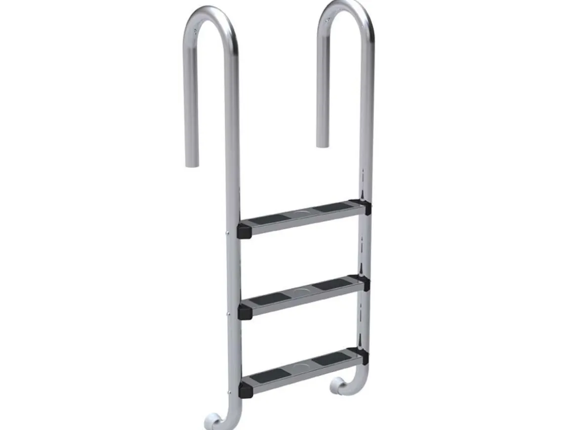 Echelle de piscine en acier inoxydable - 3 marches