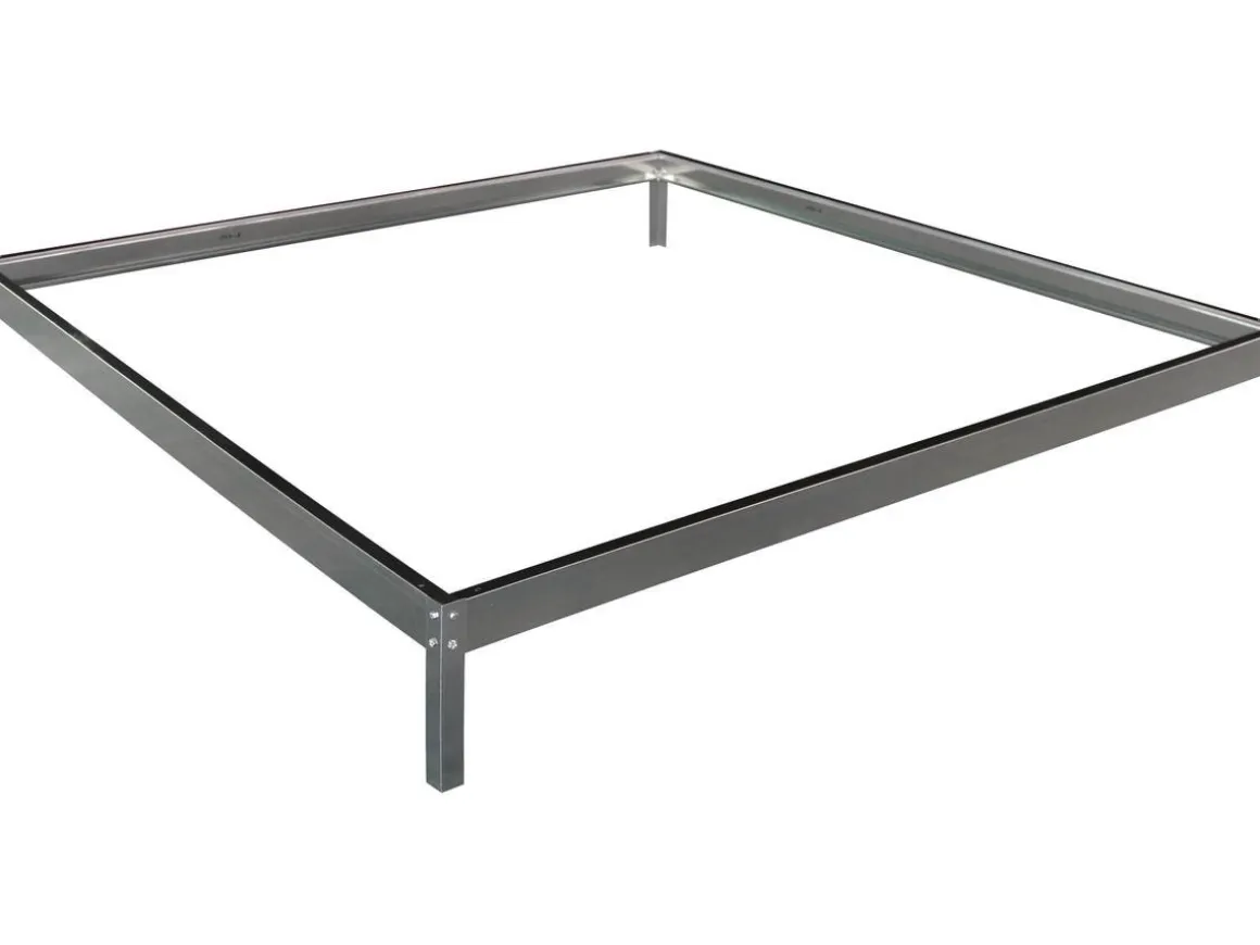 Embase pour serre polycarbonate"Hortensia" - 3,65 m² - 192 x 190 x 8 cm