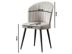 Ensemble de chaises (2 pièces) en bois 