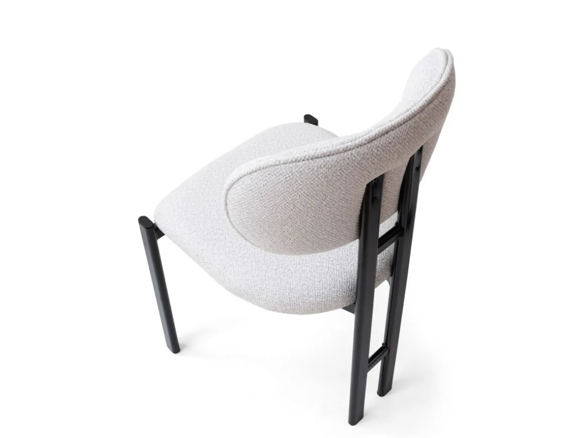 Ensemble de chaises (2 pièces) en métal "Muriz" - Blanc cassé