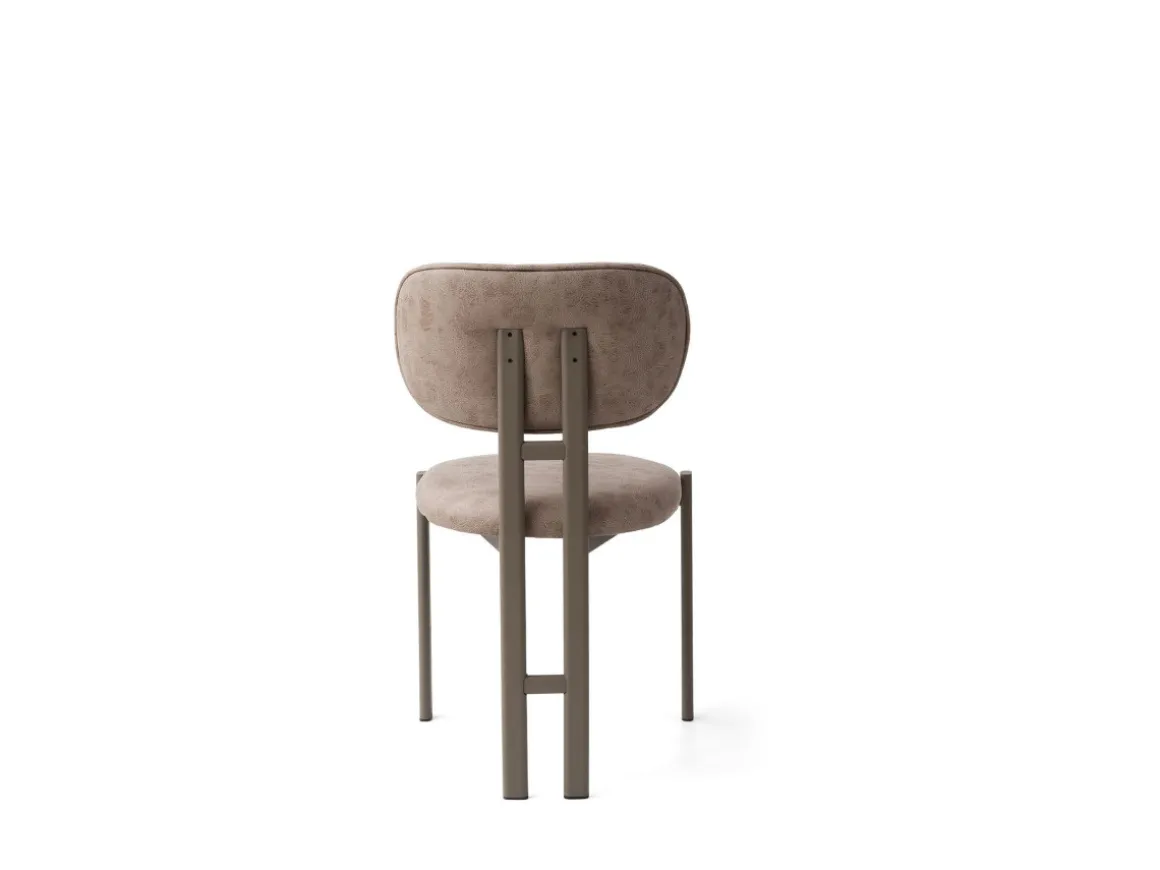 Ensemble de chaises (2 pièces) en métal "Muriz" - Vison