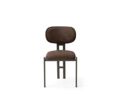 Ensemble de chaises (2 pièces) en métal "Muriz"  - Brun