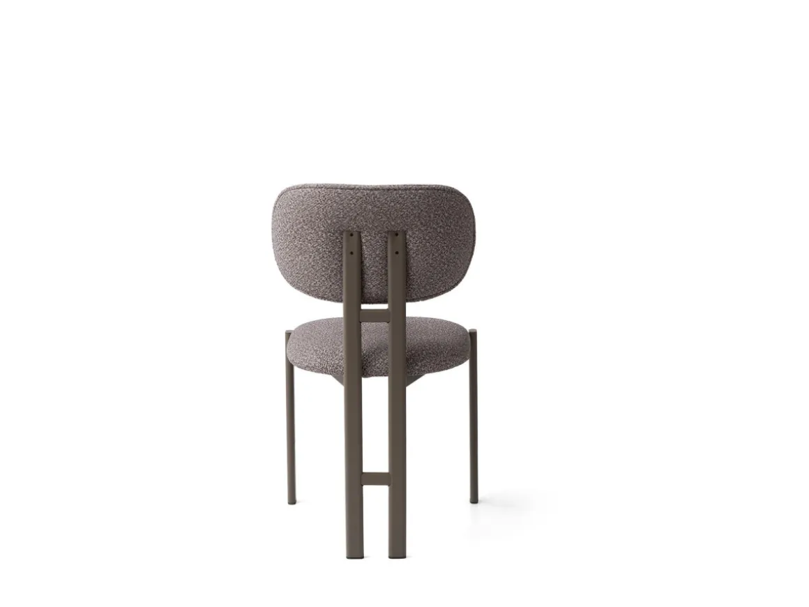 Ensemble de chaises (2 pièces) en métal "Muriz" - Cendré