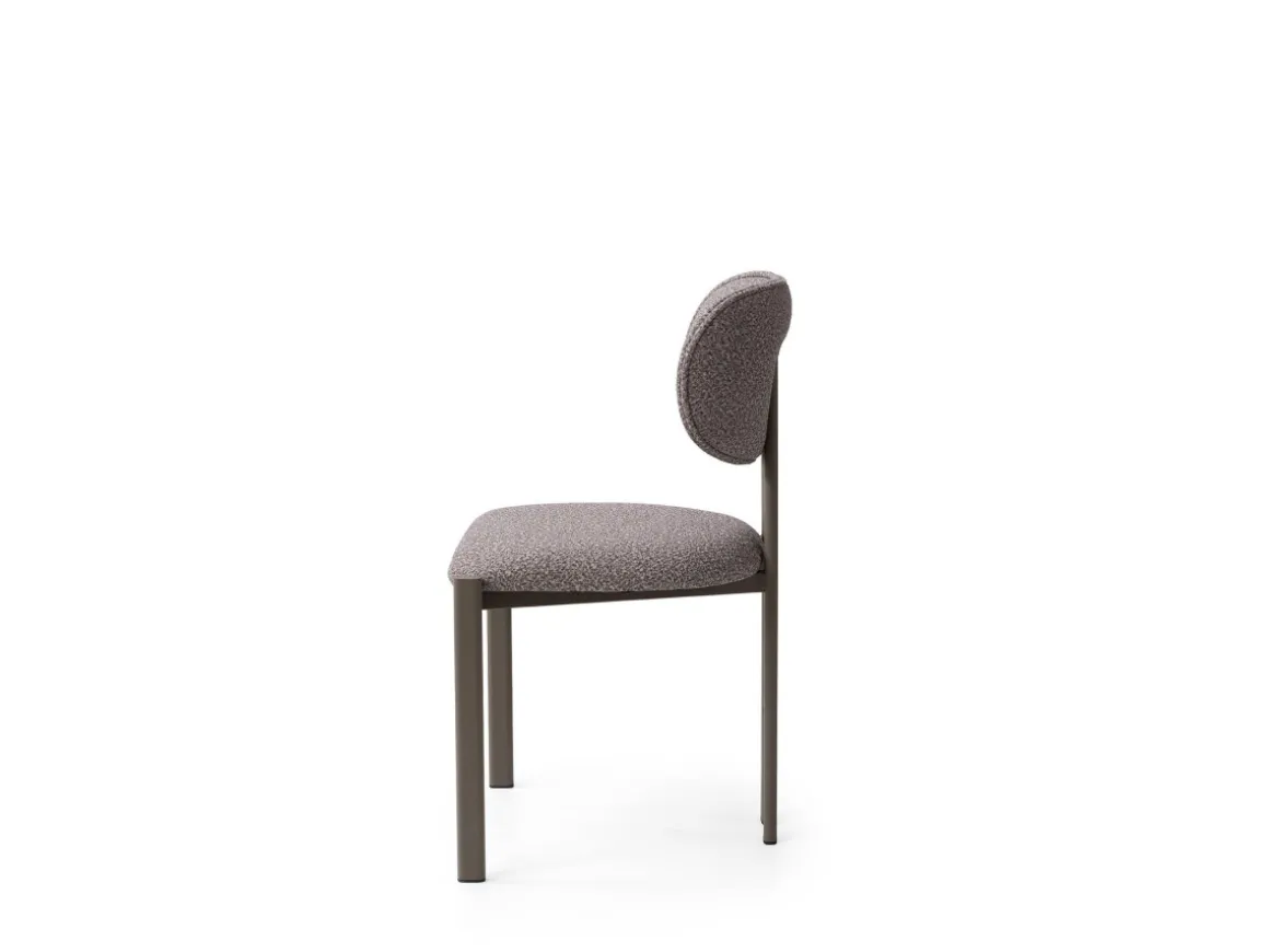Ensemble de chaises (2 pièces) en métal "Muriz" - Cendré