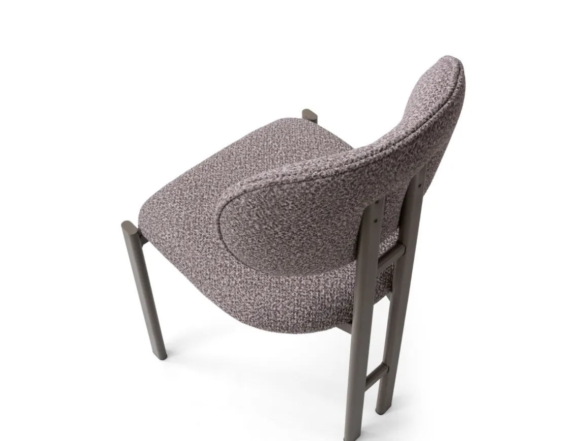 Ensemble de chaises (2 pièces) en métal "Muriz" - Cendré