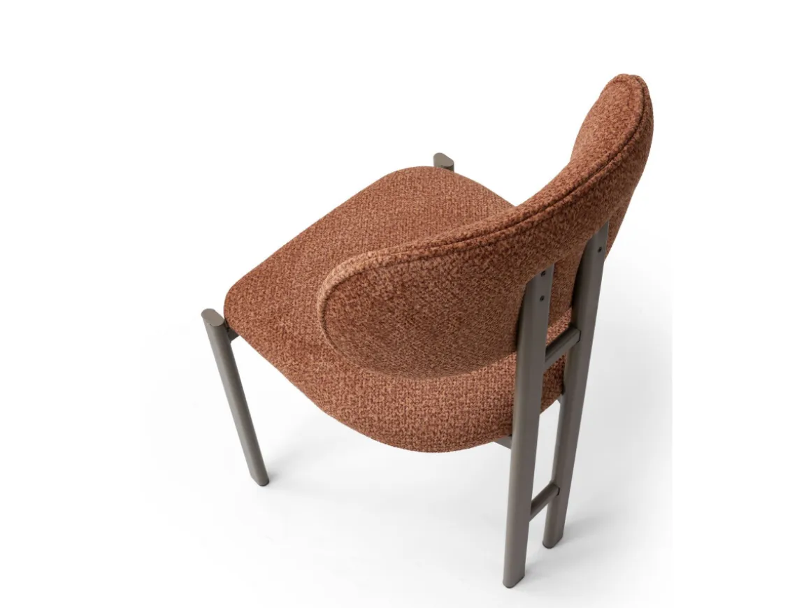 Ensemble de chaises (2 pièces) en métal "Muriz" - Tuile rouge