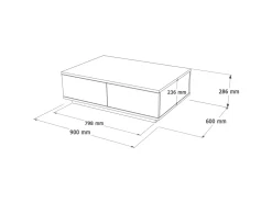 Ensemble de meubles de salon en bois