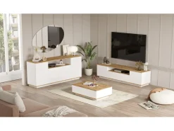 Ensemble de meubles de salon en bois