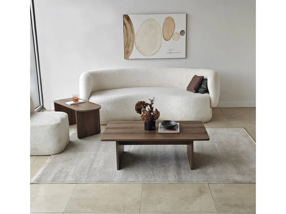 Ensemble de table basse en bois "Paris" 105 x 60 x 35 cm - Bronze