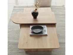 Ensemble de table basse en bois "Paris" 105 x 60 x 35 cm - Bronze