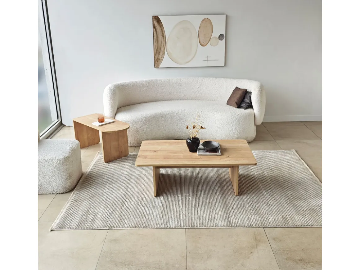 Ensemble de table basse en bois "Paris" 105 x 60 x 35 cm - Bronze