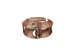 Ensemble de table basse en bois