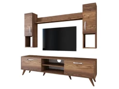 Ensemble meuble TV en bois 