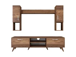 Ensemble meuble TV en bois 