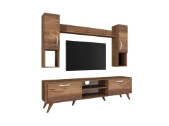 Ensemble meuble TV en bois 