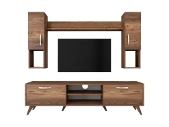 Ensemble meuble TV en bois 