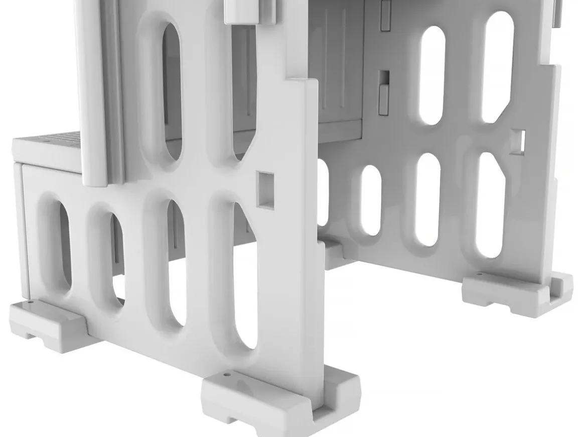 Escalier simple de piscine "Nathan" - 3 marches - en plastique