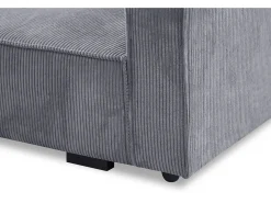 Fauteuil convertible en velours côtelé