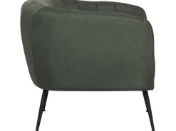 Fauteuil en tissu "Diana" - 1 place - Gris foncé