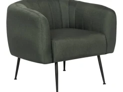 Fauteuil en tissu "Diana" - 1 place - Gris foncé