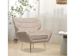 Fauteuil en velours 