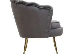 Fauteuil en velours 