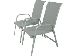 Fauteuil jardin Alu/Textilène 