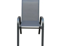 Fauteuil jardin textilène "Cordoba" - Phoenix - Lot de 2 - Anthracite