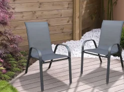 Fauteuil jardin textilène 