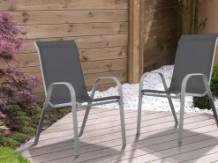 Fauteuil jardin Textilène