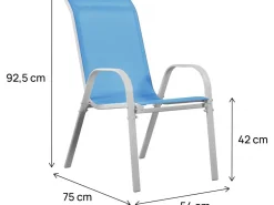 Fauteuil jardin Textilène 