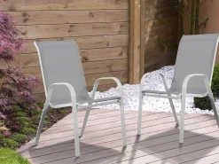 Fauteuil jardin Textilène