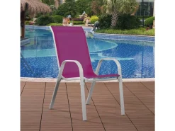 Fauteuil jardin Textilène