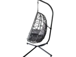 Fauteuil oeuf suspendu en rotin 