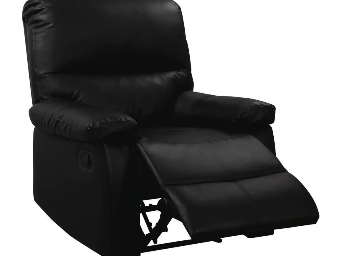 Fauteuil relax "Lincoln" - 90 x 89 x 103 cm - Noir
