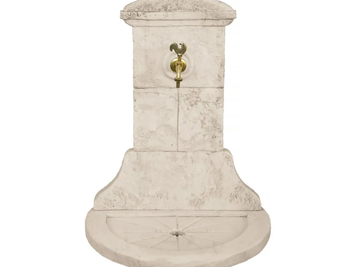 Fontaine "CHANTILLY" - en pierre reconstituée - 60 x 42 x 94 cm