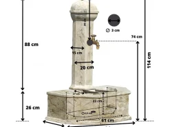 Fontaine "Provence" - 0.86 x 0.51 x 1.13 m