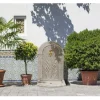 Fontaine "ROSEAU" - en pierre reconstituée - 62 x 42 x 93 cm