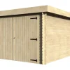 Garage bois "Galan" - 15.28 m² - 3.26 x 4.78 x 2.24 m - 28 mm