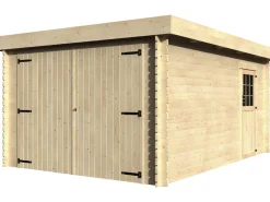 Garage bois "Galan" - 15.28 m² - 3.26 x 4.78 x 2.24 m - 28 mm