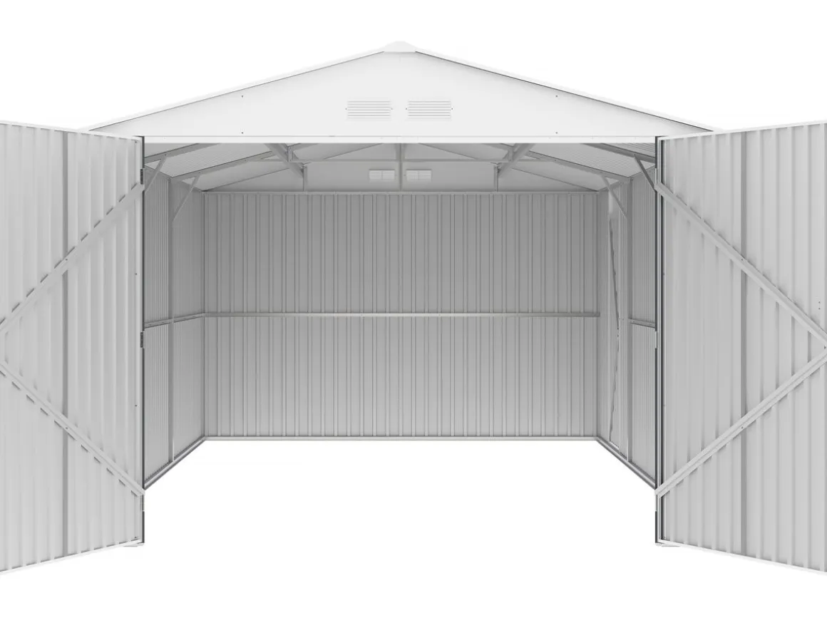 Garage en métal "Houston" 18,56m² - Anthracite