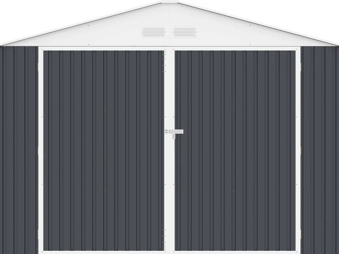 Garage en métal "Houston" 18,56m² - Anthracite