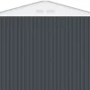 Garage métal  " Houston" - 18,56m² avec gouttière - Anthracite